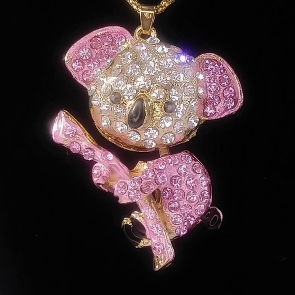 Lirrio's Closet Jewelry - Pink Rhinestone Koala NWT-